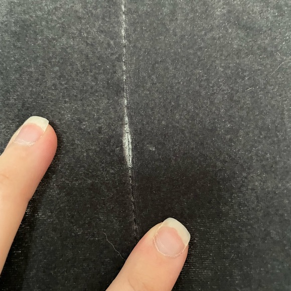 Sage green velour draped jumpsuit - Picture 10 of 11